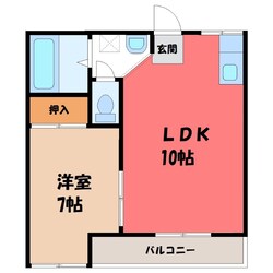 フレンドハイツの物件間取画像